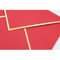 A7 Envelopes 25Pack V Flap Foil Border Luxury Mailing Envelopes For 5 X 7 Cards For Wedding Invitations Chinese New Y