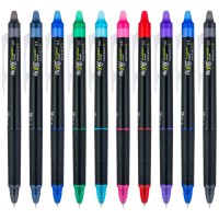 Pilot Frixion Synergy Clicker Erasable Refillable Retractable Gel Ink Pens Extra Fine Point 05 Mm Pack Of 10 Assorted Col