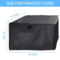 Jungda Printer Dust Cover Waterproof Universal Printer Cover For Hp Deskjet 4155E8015E8025E9015E Printer 18 X 15 X 8 Inch