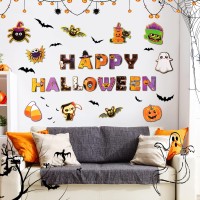 Marspark 68 Pieces Halloween Bulletin Border Decoration Halloween Decoration For Classroom Halloween Wall Decoration Ghosts Pump