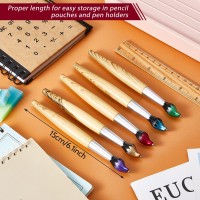 Outus Bamboo Brush Shape Ballpoint Pen Novelty Retractable Paintbrush Ink Pens For Art Activities And School Stationery Christm