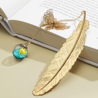 Metal Feather Butterfly Bookmark Wedding Anniversary Retirement Birthday Gifts Teacher Christmas Gifts For Women Readers Girls B