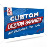 Custom Banner Prints Wimage Logo Text Vinyl Banner For Birthday Halloween Wedding Graduation 15 Font 5 Theme 25 Back