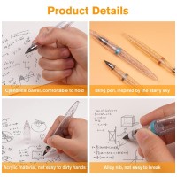 Ainiv Inkless Pencil 3Pcs Infinity Pencil Everlasting Pencil With Extra 3 Replaceable Nibs Starry Infinite Pencil Forever Penc