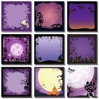 9 Pieces Halloween Sticky Note Halloween Note Pads 450 Pieces Of Self Adhesive Removable Memo Pads 50 Sheets Each For Halloween