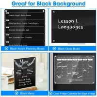 Liquid Chalk Markers White For Blackboard Wet Erase Marker For Black Glass Dry Erase Board Black Acrylic Planning Board Window M