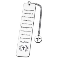 Vanlovemac Fathers Day Christian Bible Bookmark Baptism Gifts For Adults Women Men Religious Confirmation Gifts For Teenage Bo