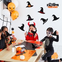 Geyee 100 Pcs Halloween Witch Hat Cutouts Halloween Paper Decorations Bulletin Board Classroom Decor Diy Witch Hat Cutouts Bulk