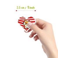 500 Pcs Corgi Graffiti Aesthetic Round Seal Label Selfadhesive Stickers For Christmas Halloween Party Decorations For Scrapbook