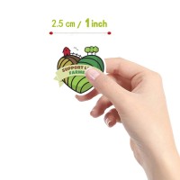 500 Pcs Farm Animals Aesthetic Cute Round Seal Label Selfadhesive Stickers For Christmas Halloween Party Decorations For Kid Te