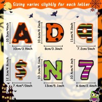 260Pcs Halloween Fall Letters Combo Pack Orange Bulletin Board Set For Classroom 4 Letter Alphabet Number Symbol Thanksgivin