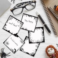 Halloween Sticky Notes Halloween Sticky Note Pads With Spider Pumpkin Bat Workstudy Notes 450 Pieces Of Halloween Selfadhesi