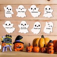 48Pcs Halloween Ghost Sticky Notes Selfadhesive Halloween Cute Ghost Note Pads Removable Ghost Memo Notes For Halloween School