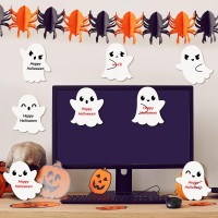 48Pcs Halloween Ghost Sticky Notes Selfadhesive Halloween Cute Ghost Note Pads Removable Ghost Memo Notes For Halloween School