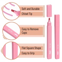 Mr Pen Aesthetic Highlighters 8 Pcs Chisel Tip Assorted Colors No Bleed Bible Highlighter Pastel Pastel Highlighter Set