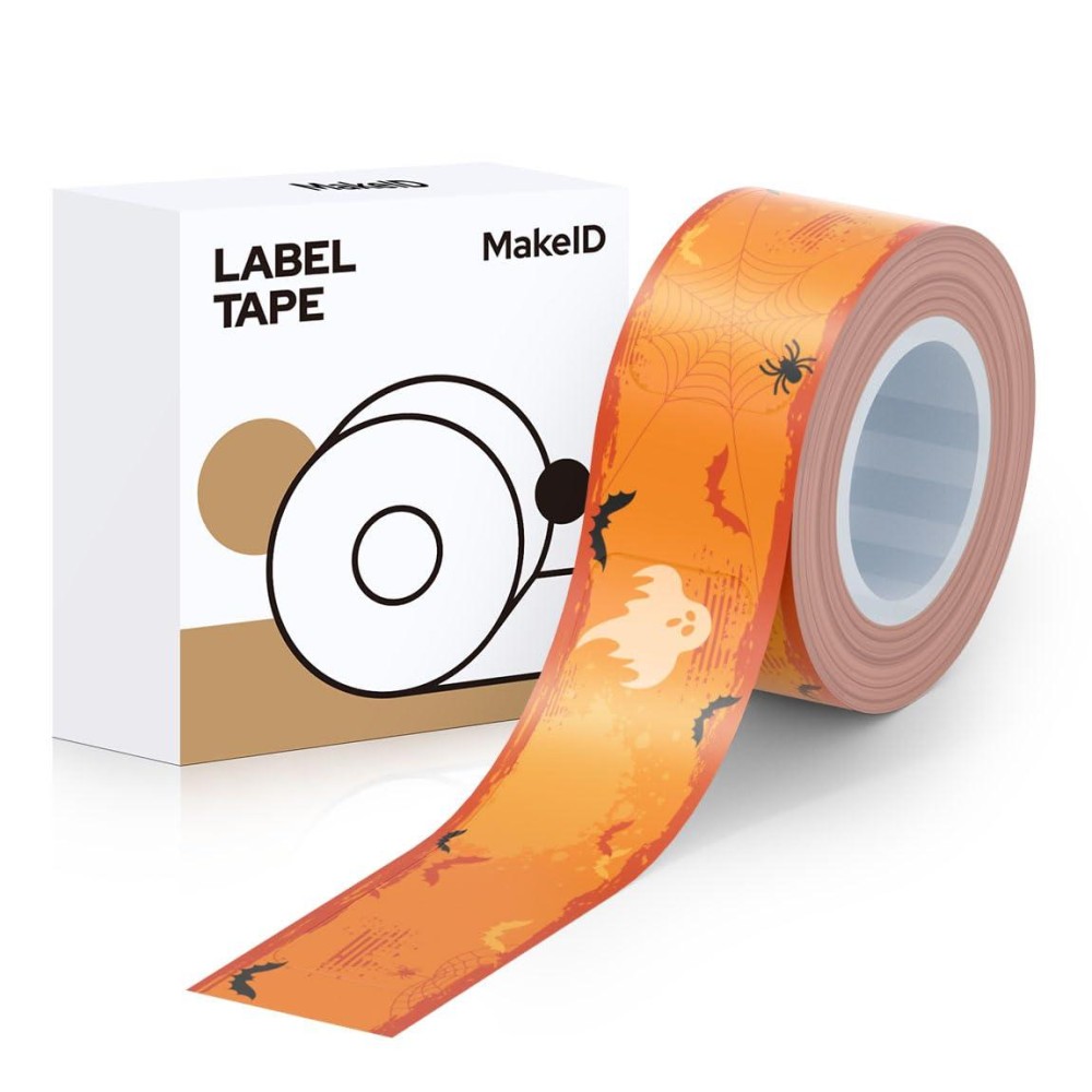 Makeid 063 X 13 Label Tape Compatible With Makeid Label Makers L1 Q1 E1 Refills Waterproof Laminated Custom Stickers Office