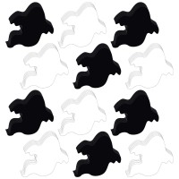 Geyee 100 Pcs Halloween Ghost Paper Cutouts For Bulletin Board Halloween Classroom Decoration Ghost Die Outs Bulk Diy Craft For