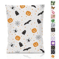 Jinruikj Halloween Poly Mailer 10X13 Inch 25 Pcs Waterproof And Tearresistant Shipping Bags For Clothing Cute Mailing Envelop