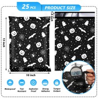 Jowlroel Halloween Poly Mailer 10X13 Inch 25 Pcs Waterproof And Tearresistant Shipping Bags For Clothing Strong Mailing Bags