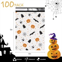 Jinruikj Halloween Poly Mailer 10X13 Inch 100 Pcs Waterproof And Tearresistant Shipping Bags For Clothing Cute Mailing Envelo