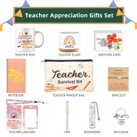 Emzrivo 10Pcs Teacher Gifts For Women Teacher Appreciation Gifts Unique Teacher Appreciation Gifts Ideas Teacher Mug Gift Bask