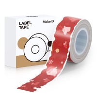 Makeid 063 X 13 Label Tape Compatible Label Makers L1 Q1 E1 Refills Waterproof Laminated Custom Stickers Office Labels Repla