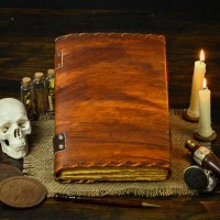 Hocus Pocus Book Of Spells Hocus Pocus Spell Book Prop Hocus Pocus Gifts Halloween Decorations Decor Leather Journal Writing Boo