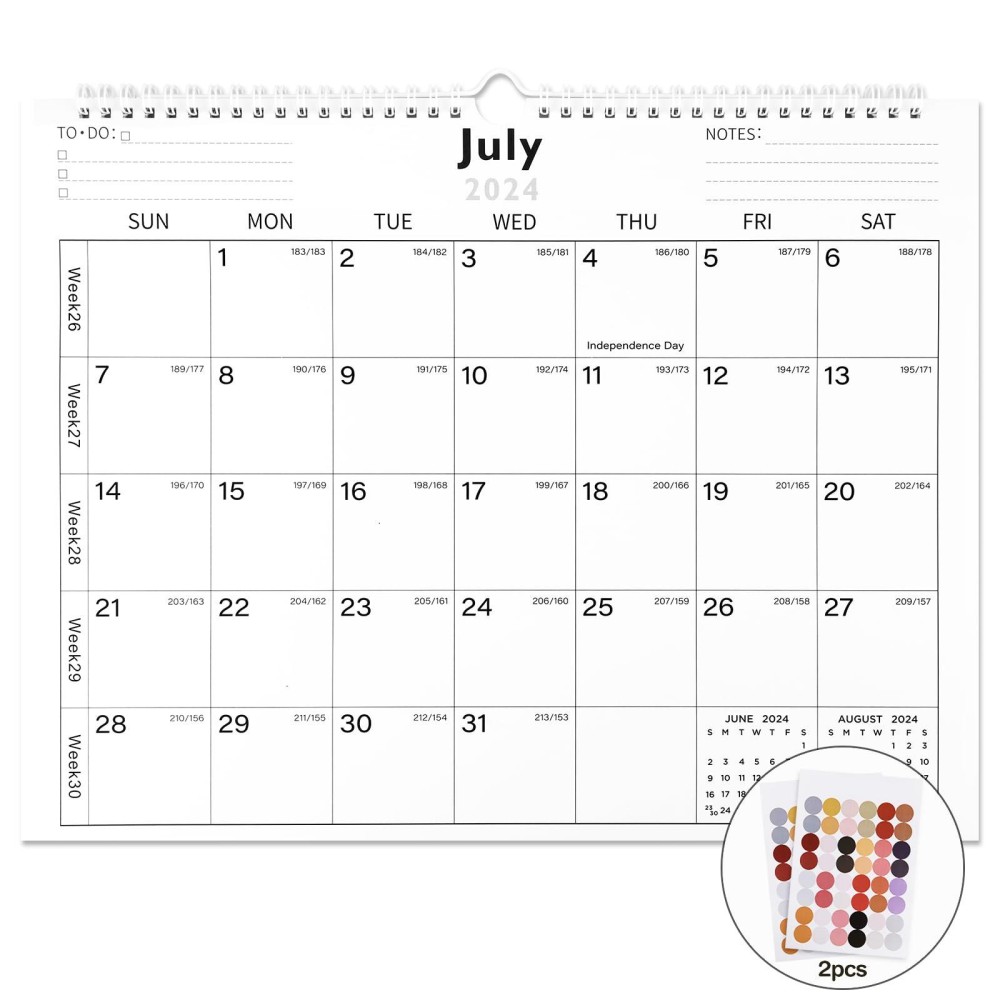 Lbylyhxc 20242025 Calendar Includes July 2024 To December 202518 Monthly Wall Calendar 20242025 147 X 115 Inchesthick P