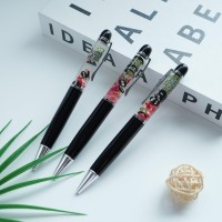 Virus Covid Spooky Halloween Nurses Assistant Funny Pens Cute Floater Floating Liquid Writing Journaling Office Pen Unique Gift