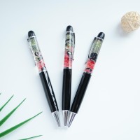 Virus Covid Spooky Halloween Nurses Assistant Funny Pens Cute Floater Floating Liquid Writing Journaling Office Pen Unique Gift