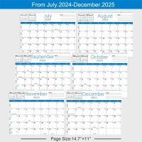 Bhr Desk Wall Calendar 20242025 Monthly Wall Calendar From July 2024 December 2025 147 11 Thick Paper With Julian Dates