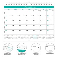 Bhr Calendar 20242025 Wall Calendar From July 2024 To December 202518 Months Calendar Planner 147 11Thick Paper With