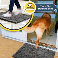 Muddy Mat Asseenontv Highly Absorbent Microfiber Door Mat And Pet Rug Non Slip Thick Washable Area And Bath Mat Soft Chenill