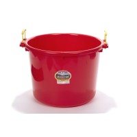 Little Giant Plastic Muck Tub Durable Versatile Utility Bucket With Handles Muck Bucket Durable Handles 70 Quart Red