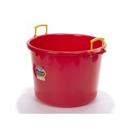 Little Giant Plastic Muck Tub Durable Versatile Utility Bucket With Handles Muck Bucket Durable Handles 70 Quart Red