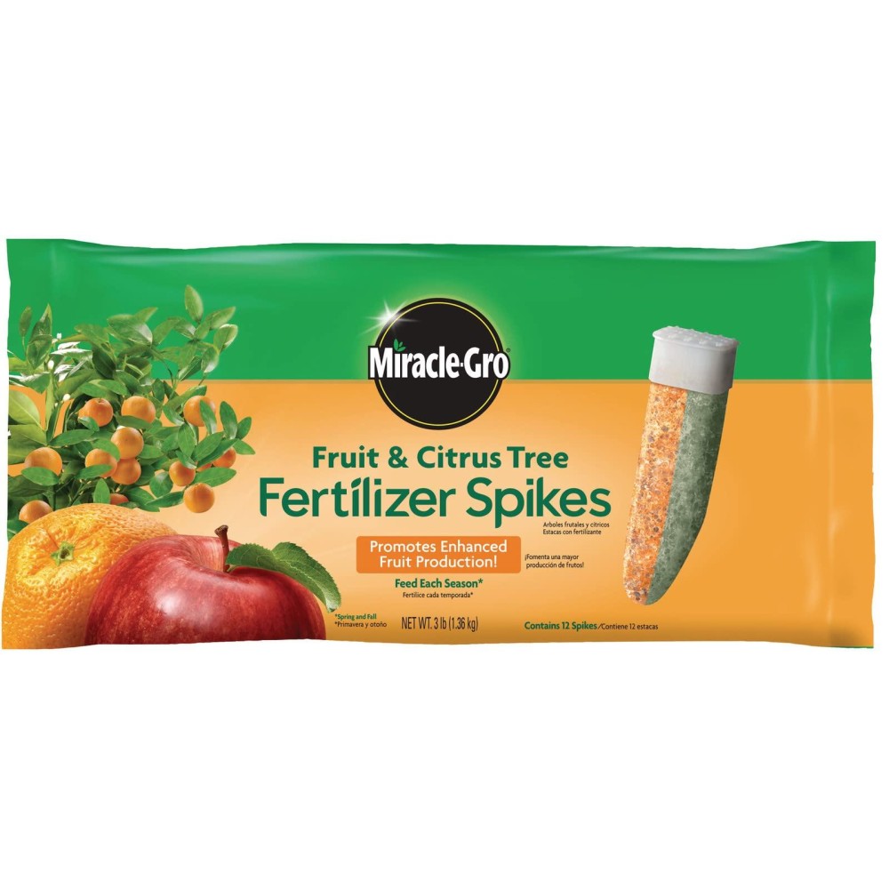 Miraclegro Fertilizer Spikes For Fruit And Citrus Trees 12Pack Not Sold In Pinellas County Fl