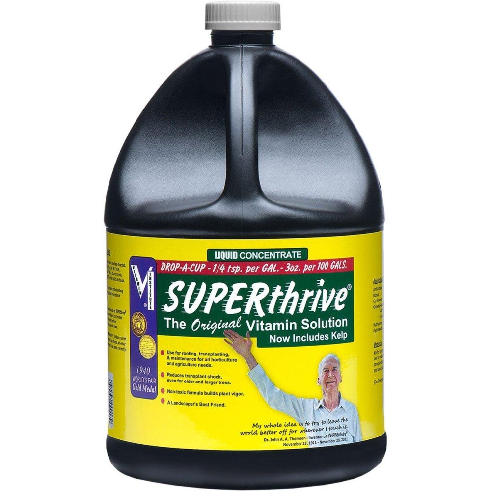 Superthrive Vi30179 Plant Vitamin Solution 1 Gallon Clear