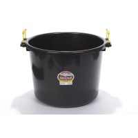 Little Giant Plastic Muck Tub Durable Versatile Utility Bucket With Handles Muck Bucket Durable Handles 70 Quart Bla