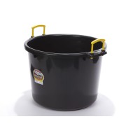 Little Giant Plastic Muck Tub Durable Versatile Utility Bucket With Handles Muck Bucket Durable Handles 70 Quart Bla