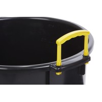 Little Giant Plastic Muck Tub Durable Versatile Utility Bucket With Handles Muck Bucket Durable Handles 70 Quart Bla