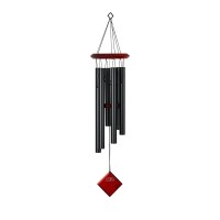 Woodstock Wind Chimes Of Pluto Wind Chimes For Outside 27 Black Small Light Sound Chime D Cor For Outdoor Garden Patio Porc