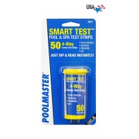 Poolmaster 22211 Smart Test 4Way Pool And Spa Test Strips 50Ct