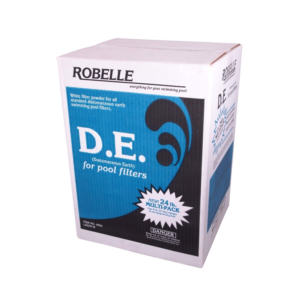 Robelle 4024 Diatomaceous Earth De Pool Filter Powder 24Pounds