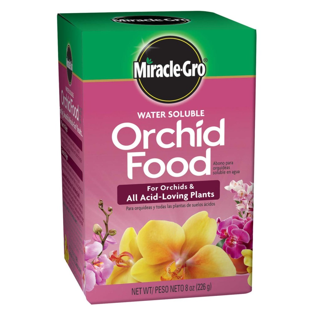 Miraclegro Water Soluble Orchid Food Plant Fertilizer 8 Oz