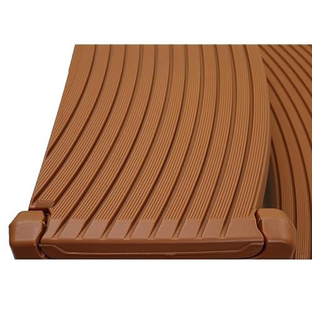 Confer Plastics Resin Multi Purpose Outdoor Non Slip Portable Spa And Hot Tub Handistep Deck Patio Steps Accessories Redwood