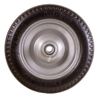 Marathon 4103504 Flat Free Hand Truck Allpurpose Utility Tire On Wheel 225 Offset Hub 34 Bearings