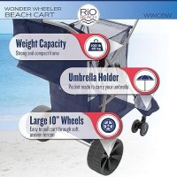 Rio Beach Wonder Wheeler Wide Beach Cart