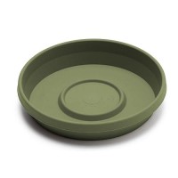 Bloem Terra Pot Round Drain Saucer: - Living Green - Tray For Planters 15-20