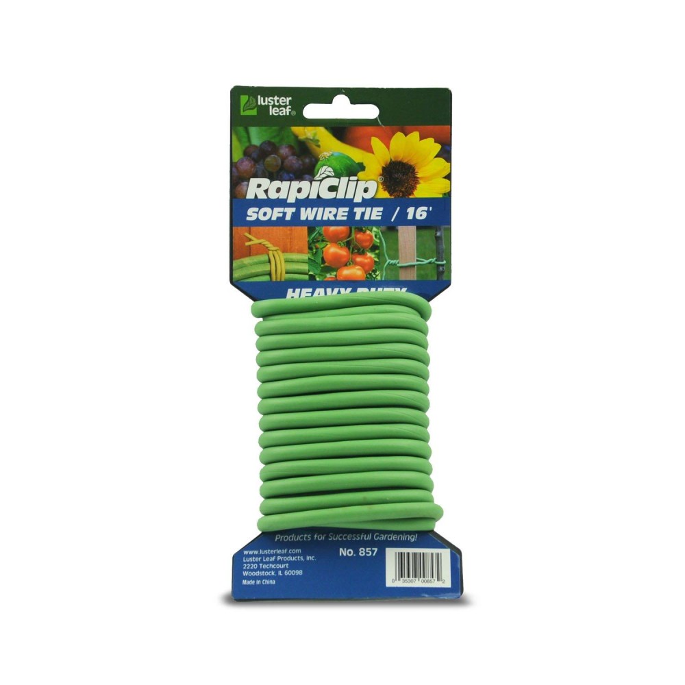 Luster Leaf Rapiclip Heavy Duty Soft Wire Tie 857 Green