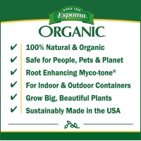 Espoma Organic Potting Soil Mix All Natural Potting Mix For All Indoor Outdoor Containers Including Herbs Vegetables For